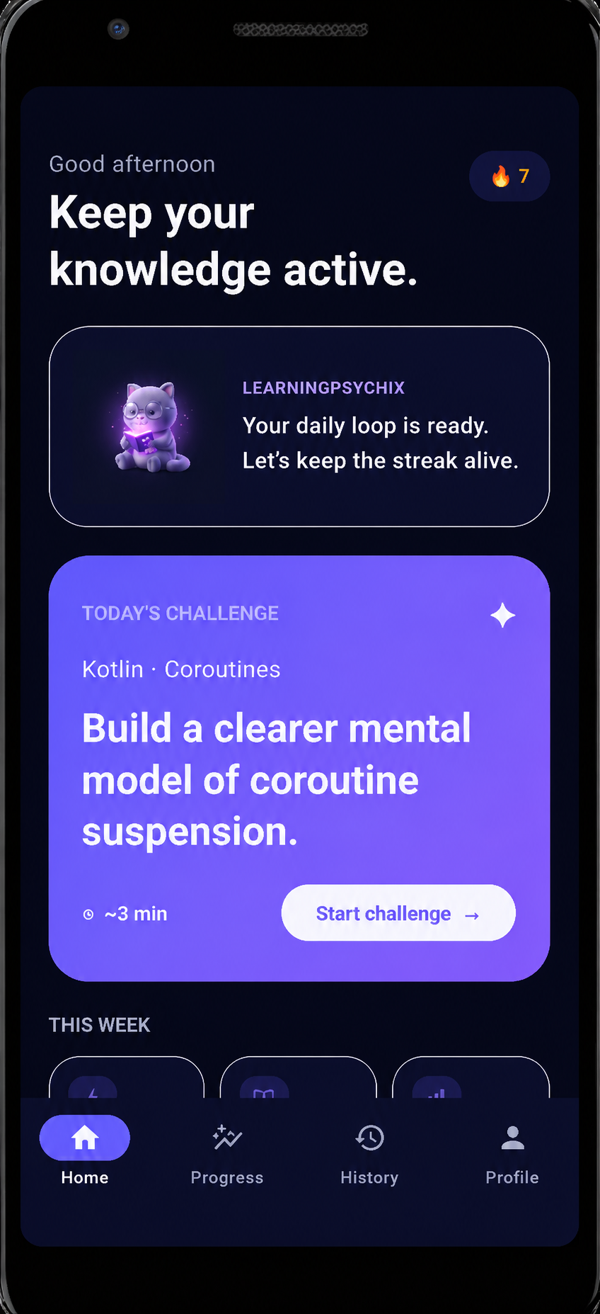 LearningPsychix personalized learning application