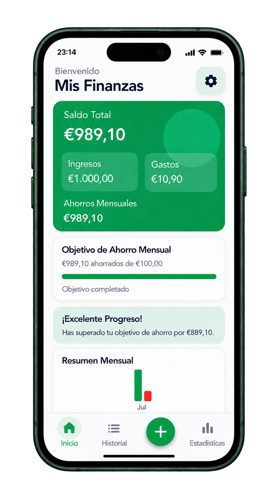 Nalix — gestor de finanzas personales